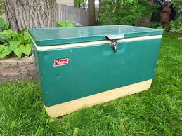 Retro Green Metal Coleman Cooler - Etsy