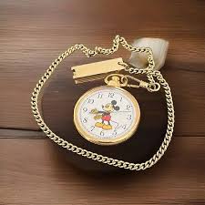 Rare!! Mickey Mouse Pocket Watch RS046 Vintage Lorus Mickey Watch 1990's | eBay