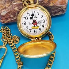 Vintage Disney Lorus Mickey Mouse Pocket Watch - Etsy