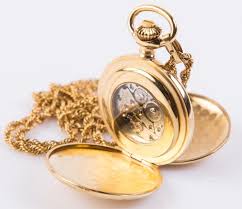 Lot - LADIES GOLD FILLED HAMILTON POCKET WATCH