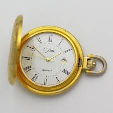 Colibri Quartz Date 41mm Gold Tone Hunting Case Vintage ...