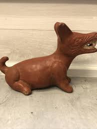 Dog Red Mud Guardian Colima Dog Replica Decorative Etched ...