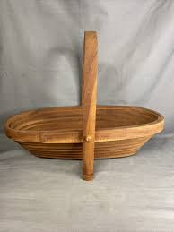 Kathleen Stapp Collapsible Folding Wood Basket Handmade ...