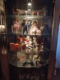 Beautiful Glass Display Case/ Hutch Filled With A Collection ...