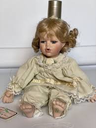 Vintage Porcelain Baby Doll With Tags Fritz's Basket Babies Artist: G. Wolff | eBay