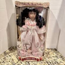 Collectors Choice Porcelain Doll African American 16"h Pink Dress Victorian - Etsy Ireland