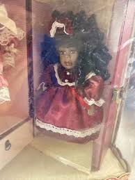 Dan Dee 11" Bisque Porcelain Doll 2 Dresses Collectors Choice Storage Box | eBay