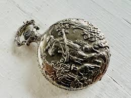Vintage Pocket Watch Rare Audel Antimagnetic, Silver Metal ...