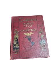 Collier's World Atlas and Gazetteer Old Maps 1940 HARDCOVER ...