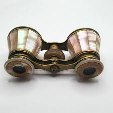 VINTAGE OPERA GLASSES MOTHER OF PEARL SIGNED A LEFEVRE PARIS ...