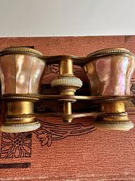 Antique Leclerc Paris Mother of Pearl Opera Glasses With ...