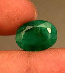 5.45 Ct Natural Emerald Zambian Oval Faceted Oval Cut Loose Certified Gemstone | eBay