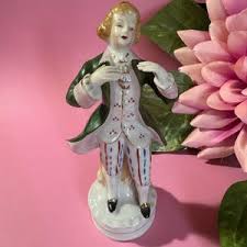Vintage "made in Occupied Japan" Figurine | Elegant Porcelain Gentleman | Rare Collector's Item - Etsy