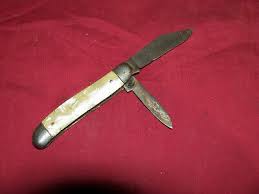 Old Imperial Cracked Ice Pocket Knife Pocketknife 2 Blade Small Little Vintage | eBay