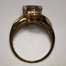 Color-Changing Topaz & Diamond Ring | JewelryShuk