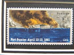 Civil War Bullets With Commemorative Stamp - Fort Sumter ...