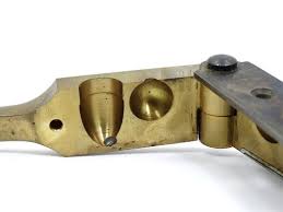 Original Antique COLT 45 Cal. Made in ITALY Brass BALL BULLET Lead AMMO Mold | ap-metals