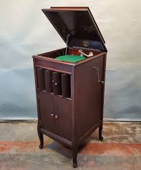 Antique Columbia Grafonola Phonograph, Hand Crank, Plays 78 ...