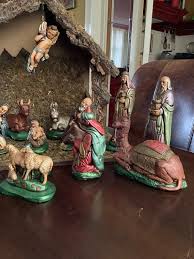 Christmas Beautiful Nativity Scene With Christmas Figures 18 Pieces - Etsy