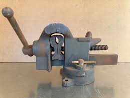 Vintage 3" Craftsman 5210 Bench Vise Pipe Jaws Swivel Base ...