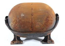 Early 1900's Cast Iron Columbian Hog Oiler