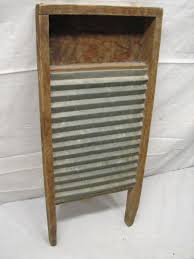 Antique Reading PA Primitive Hand Carved Wash Board Wood ...