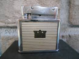 VINTAGE COLVAIR SLIDE-O-MATIC GOLD KENT AD CIGARETTE LIGHTER ...