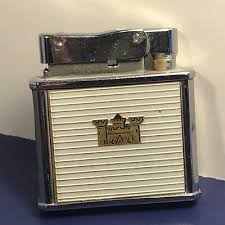 VINTAGE SILVER COLLECTIBLE LIGHTER TOBACCIANA ...