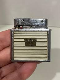 VINTAGE SILVER COLLECTIBLE LIGHTER TOBACCIANA | Mercari