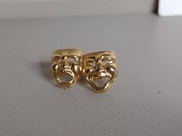 Comedy Tragedy Mask Pin | Mercari