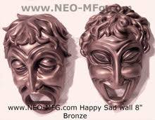 Decor Happy & Sad Face Theater Wall Sculpture Statue 8" www.Neo-Mfg.co – www.NEO-MFG.com