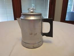 Vintage COMET 5 Cup Aluminum Percolator Coffee Pot Camping ...