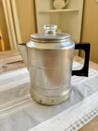 Vintage COMET Aluminum 9-cup Percolator: Camping Coffee ...