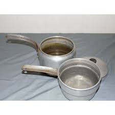 Vintage Buckeye Aluminum Double Boiler Cookware Pot - Etsy