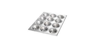 Chicago Metallic 46125 12 Cup 3.8 oz. Glazed Aluminum ...