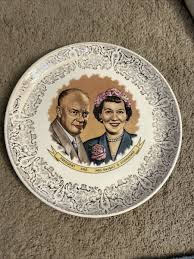 2 Collector Plate President Eisenhower Plate & President ...