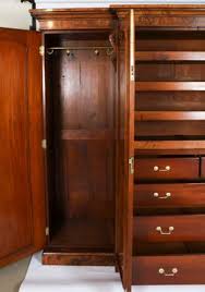 Antique Victorian Breakfront Wardrobe in Burr Walnut, 1800s ...