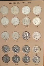 1948 - 1963 Complete Collection of BU Franklin Half Dollars ...