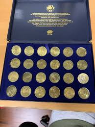 1984 Los Angeles Olympics RTD Transit Fare Token Set / 24 ...