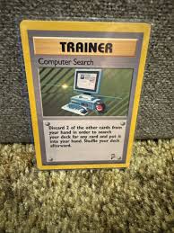 Computer Search Trainer 101/130 Pokemon TCG Base Set 2 | eBay