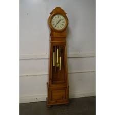 Ethan Allen Pine Scandinavian Tall Case Floor Clock for Sale ...