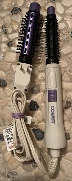 2 In 1 Conair 3/4" 1” Curling Iron Air Dryer Round Boar ...