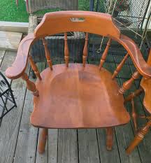 Vintage Maple Barrel Back Armchair | eBay