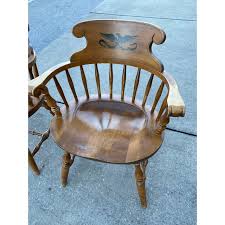 Vintage Conant Ball Low Back Bow Back Maple Windsor Spindle ...