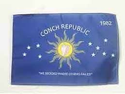 AZ FLAG Bandera de la REPÚBLICA DE LA Concha 45x30cm - BANDERINA Key West – Conch Republic 30 x 45 cm cordeles: Amazon.es: Jardín