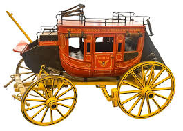 Sold at Auction: Wells Fargo & Co. Overland Stage Stagecoach Model