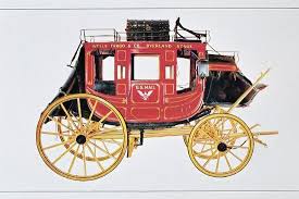 Concord Stagecoach Used by Wells Fargo and Co. Made in Concord, New Hampshire' Giclee Print - American School | Art.com