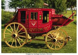 A HEAVY WESTERN "CONCORD" STYLE STAGECOACH - This rare stagecoach | Lot #74070 | Heritage Auctions