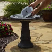 Aquanura 9" Solar Birdbath Insert for Traditional Birdbaths – Smart Living Home & Garden