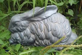 Latex concrete rabbit mold with plastic backup plaster mould 14"Lx7"Wx8"H | eBay